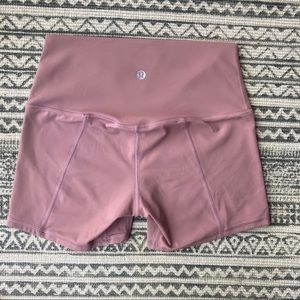 Lululemon pink shorts